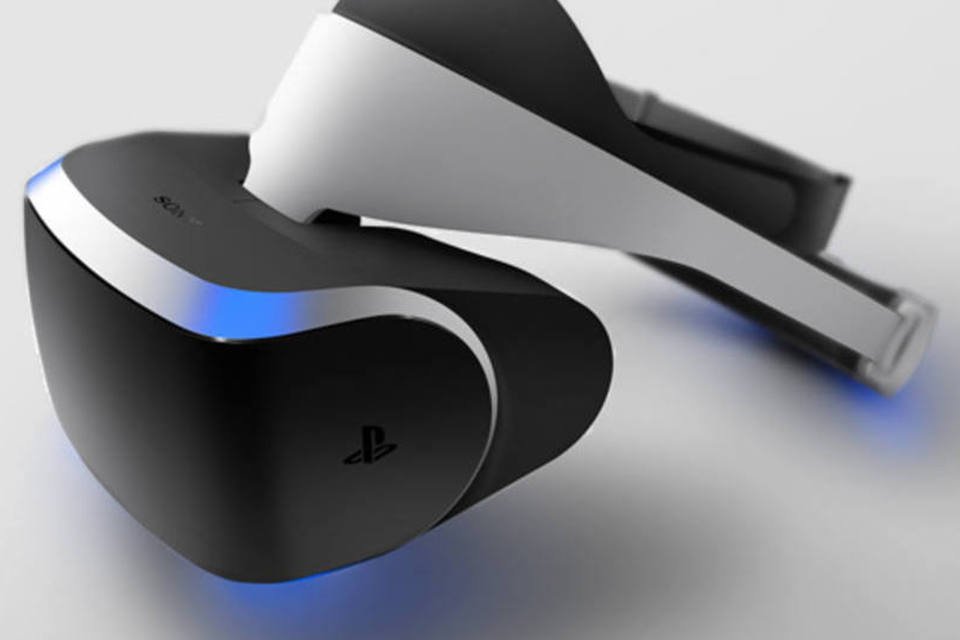 Sony mostra óculos de realidade virtual para PlayStation 4