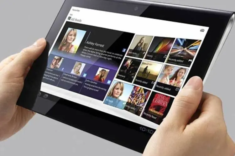 Sony Tablet S: serviço será disponibilizado para os usuários do talbet da Sony e do smartphone Xperia (Divulgação)