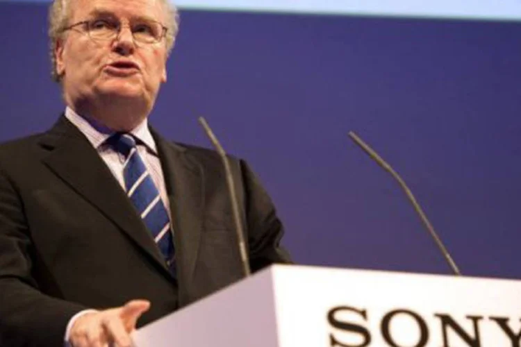 Presidente da Sony, Howard Stringer: "vamos poder crescer rapidamente e oferecer aos consumidores um portfólio de produtos mais completos" (Odd Andersen/AFP)