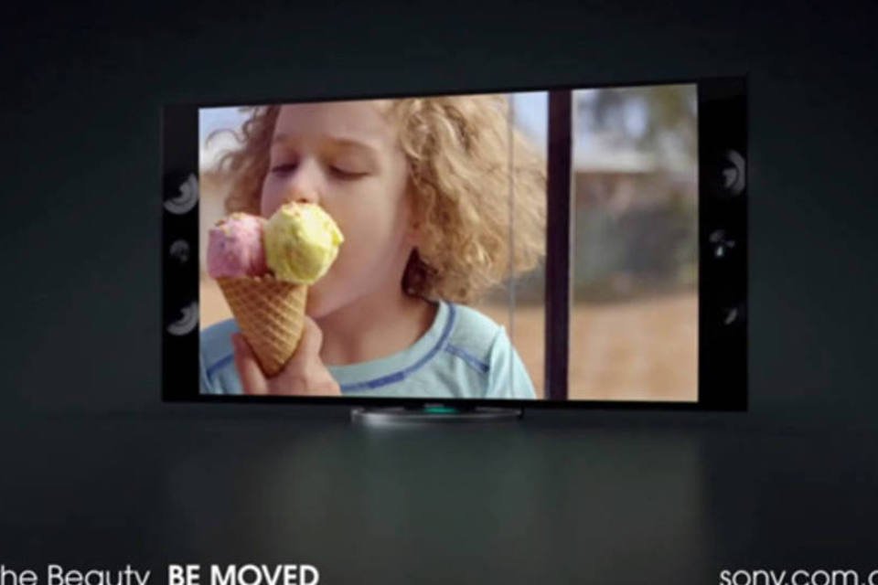 Sony compara TV 4K a tomar sorvete ou ver o mar pela 1ª vez
