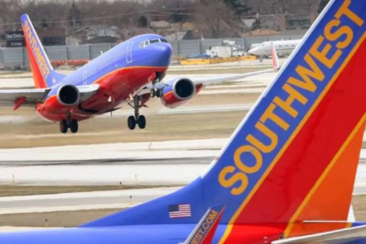Southwest Airlines: os 103 passageiros e a tripulação não se feriram no incidente (Scott Olson/Getty Images/Getty Images)