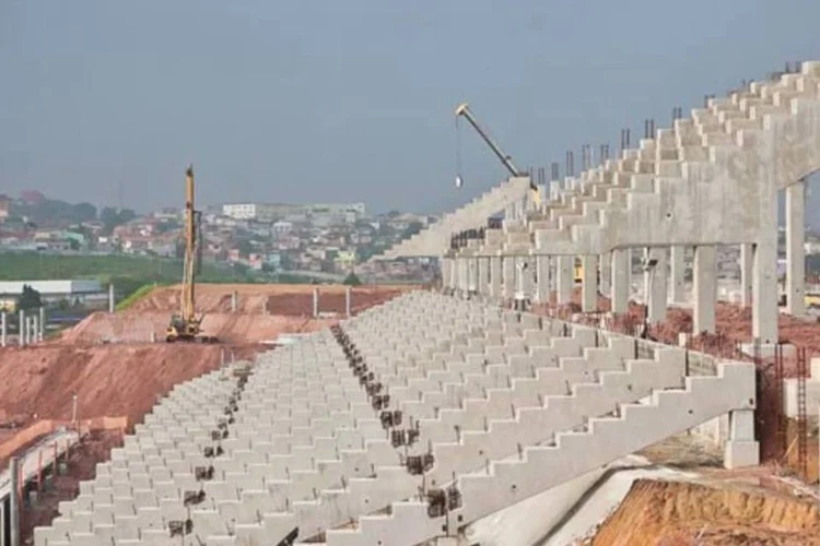 
	Itaquer&atilde;o: o BNDES ainda n&atilde;o aceitou garantias fornecidos pela Odebrecht para que a empresa receba financiamento pela obra
 (Monitoramento/Ministério do Esporte)