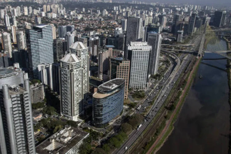 
	Pr&eacute;dios em S&atilde;o Paulo: desempenho fraco do setor imobili&aacute;rio
 (Paulo Fridman/Bloomberg)