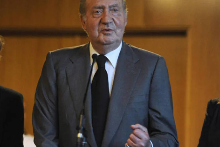 O rei Juan Carlos I: Juan Carlos destacou o "espírito de cidadania" dos espanhóis e agradeceu a todos eles (REUTERS/Eloy Alonso)