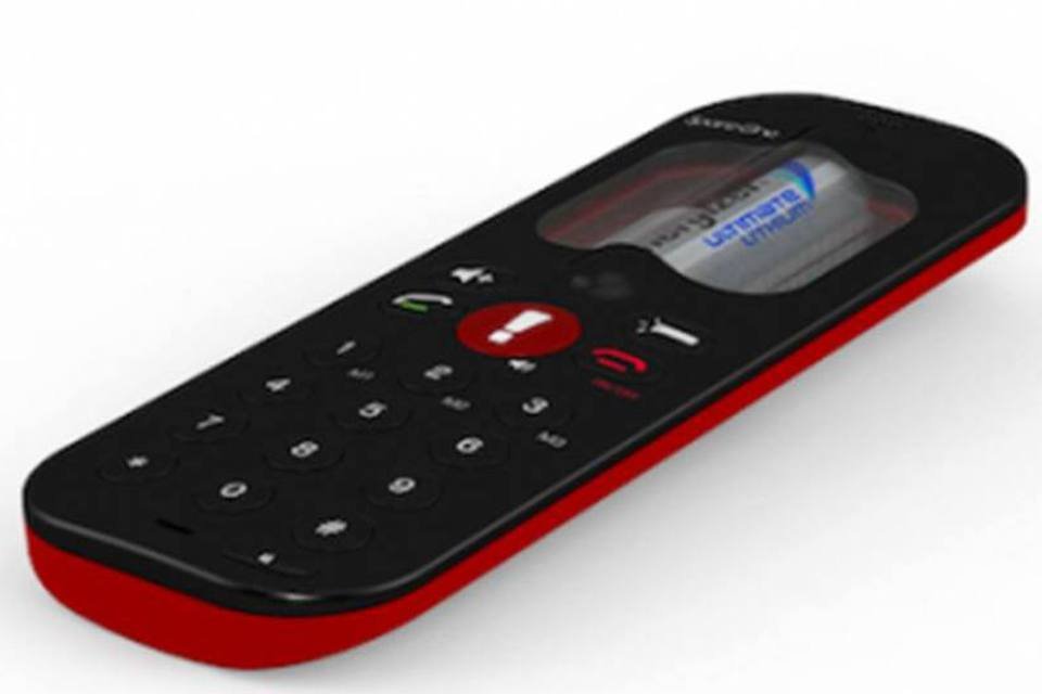 Celular funciona com uma pilha AA por até 15 anos