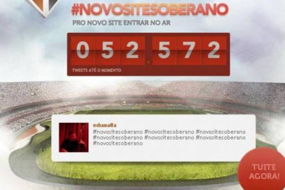 SPFC chega ao topo do Twitter com campanha