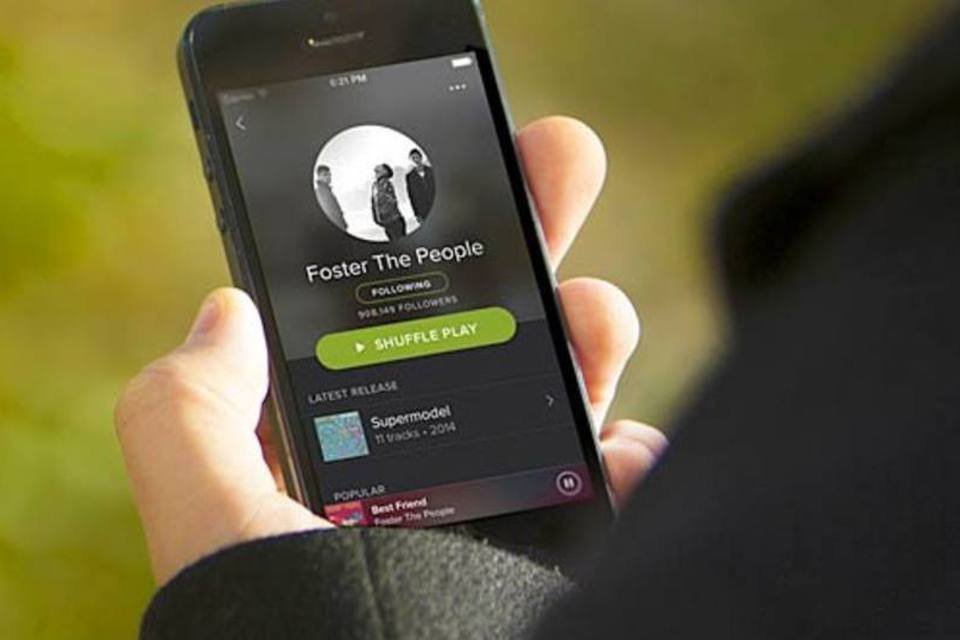 
	Spotify: servi&ccedil;o tem vers&otilde;es para computador, Android, iOS e Windows Phone
 (Spotify/Divulgação)