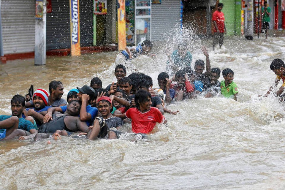 Chuva no Sri Lanka mata 11 pessoas e afeta mais de 130 mil