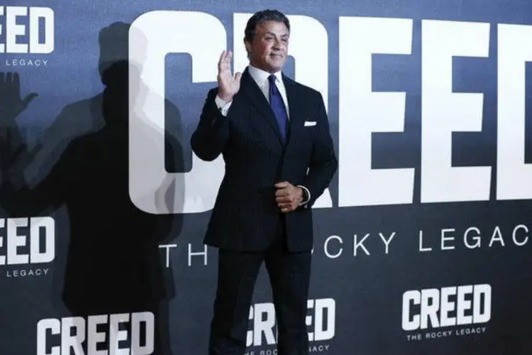 Sylvester Stallone em lançamento de "Creed": "todo o mundo me dizia 'é uma ideia horrível, o que está fazendo?' porque pensavam que eu estaria no ringue" (Eddie Keogh/Reuters)