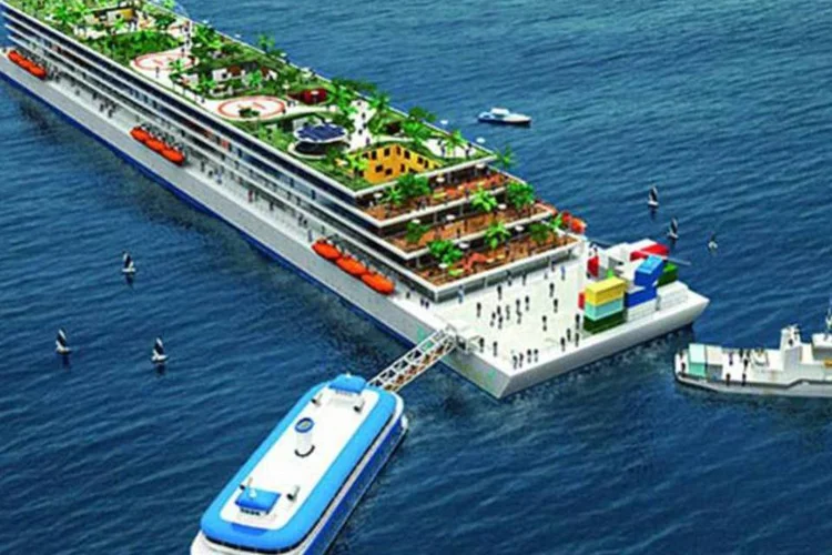 Navio será capaz de abrigar 300 startups (Divulgação)