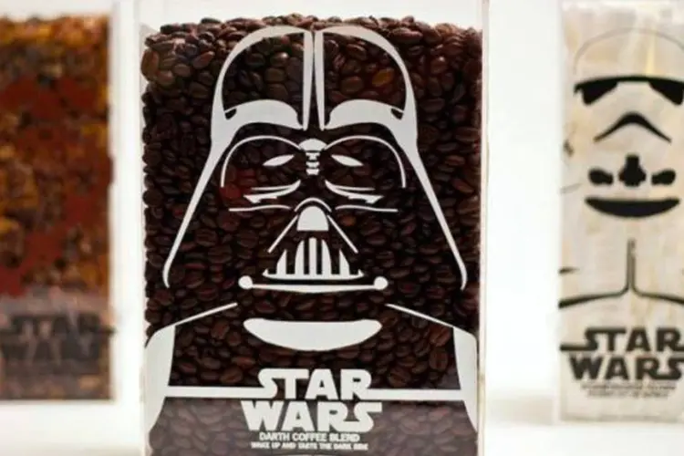 embalagens de café baseadas no star wars (Reprodução)