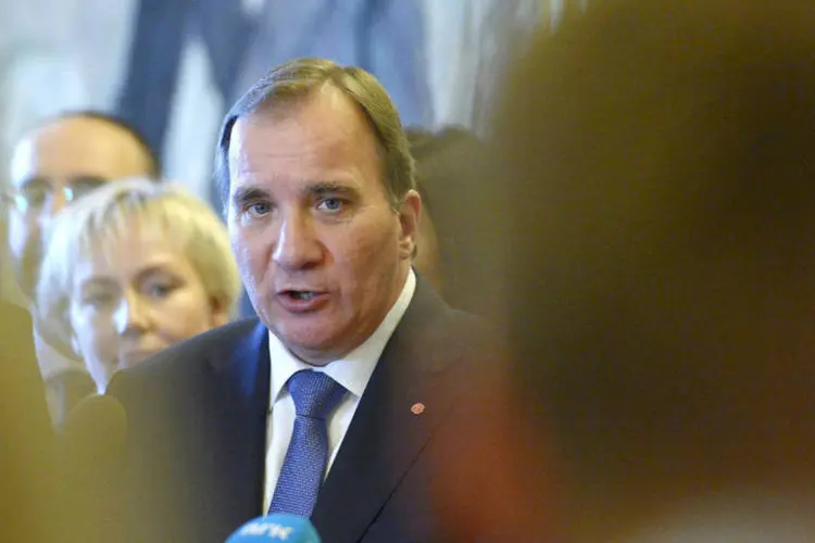 Stefan Lofven: "A Suécia vai reconhecer o Estado da Palestina" (Janerik Henriksson/TT News Agency/Reuters)