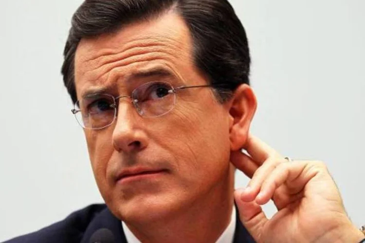 O comediante Stephen Colbert teve o tweet mais replicado do ano (Alex Wong/Getty Images)
