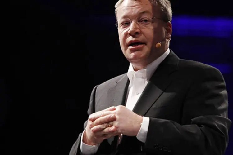 Stephen Elop, o CEO da Nokia, aproveitou sua apresentação para atacar Apple e Google (Divulgação)