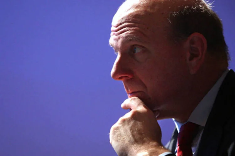 
	Steve Ballmer, presidente da Microsoft: corrida contra o tempo
 (Sean Gallup/Getty Images)