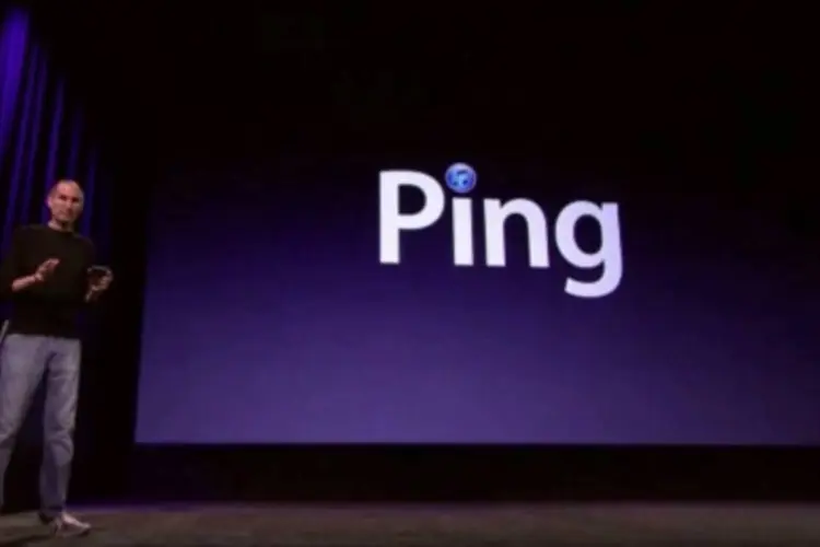 Steve Jobs apresenta sua rede social: Ping (.)