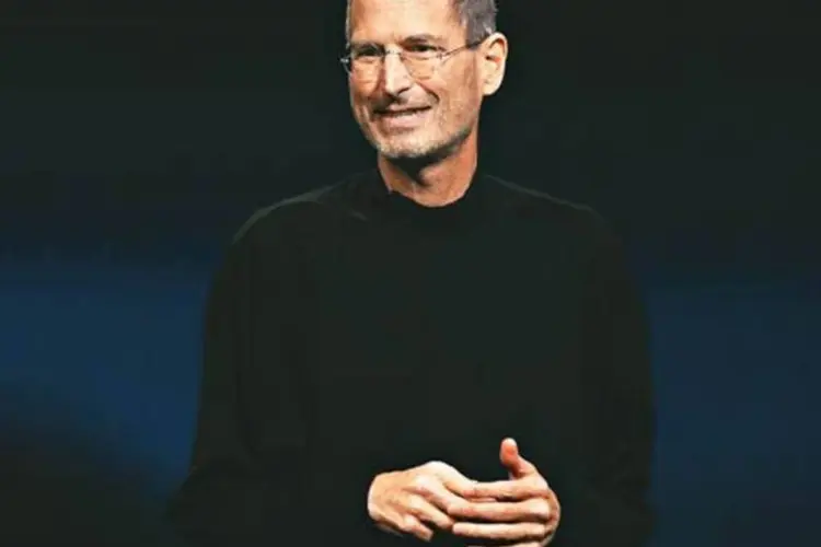 
	Steve Jobs: &quot;o servi&ccedil;o postal est&aacute; procurando trazer mais temas contempor&acirc;neos, oportunos e relevantes para selos&quot;, declarou o servi&ccedil;o postal americano
 (Justin Sulivan/AFP Photo)