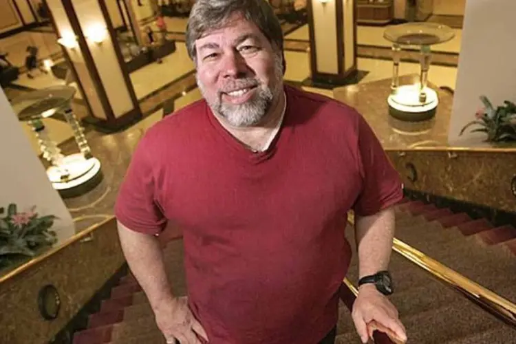 
	Steve Wozniak: &quot;Voc&ecirc; v&ecirc; a dire&ccedil;&atilde;o que eles est&atilde;o dando ao filme, s&oacute; pelo estilo do di&aacute;logo nesse roteiro&quot;
 (David Paul Morris / Getty Images)