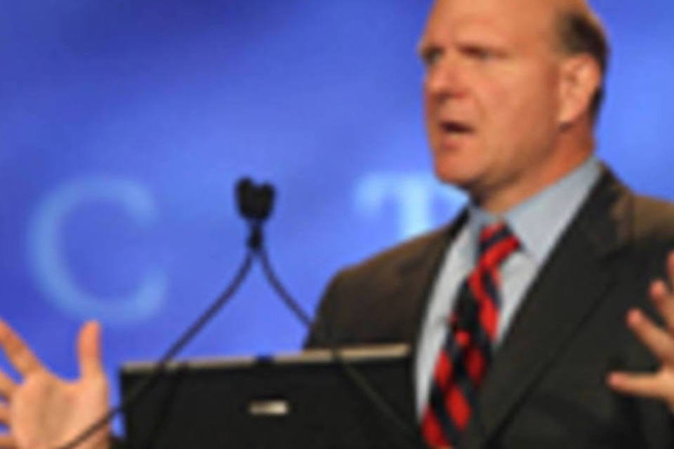 Steve Ballmer lança Windows Vista, da Microsoft