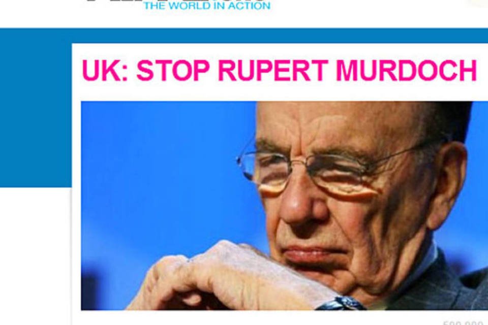 Campanha "Pare Rupert Murdoch" mobiliza web