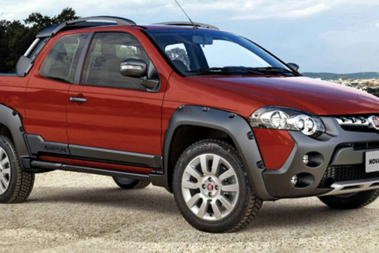 
	Fiat Strada: empresa disse que foi constatado o uso de parafuso de menor comprimento na haste de ancoragem do cinto de seguran&ccedil;a
 (Fiat/Divulgação)