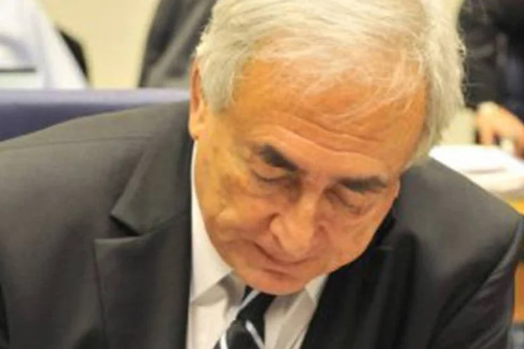 Dominique Strauss-Kahn, diretor-gerente do FMI: o Japão foi o que mais contribuiu com o fundo, US$ 2,7 bilhões (Karen Bleier/AFP)