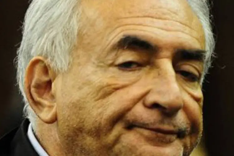 Acusação de crime sexual enfraqueceu a indicação de Strauss-Kahn no partido, para concorrer com Sarkozy (Richard Drew/AFP)