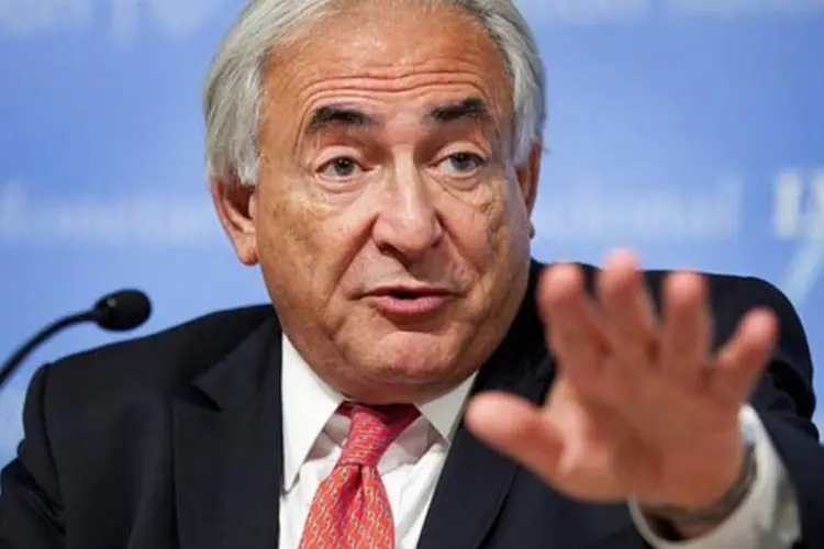 "A situação econômica ainda é frágil e desigual" resumiu  Strauss-Kahn  (Stephen Jaffe/IMF)