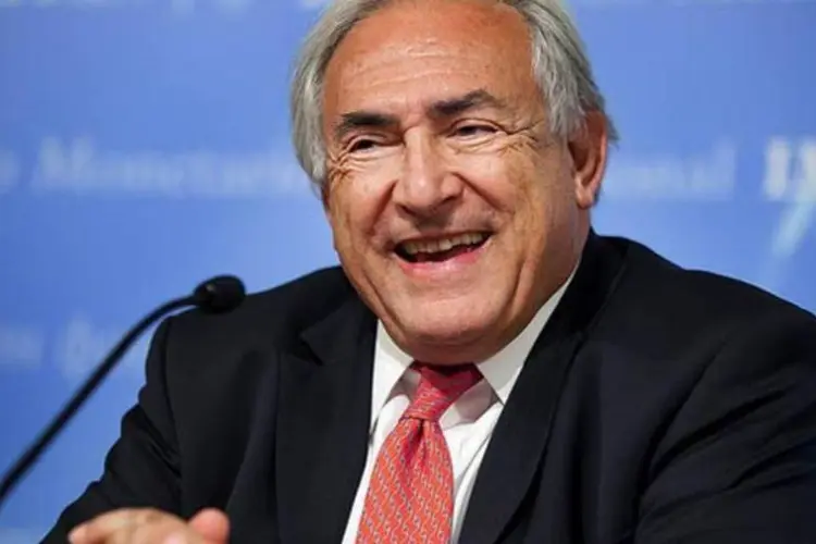 Strauss-Kahn:  "Já havíamos trabalhado com os gregos (...) de forma subterrânea" (Stephen Jaffe/IMF)