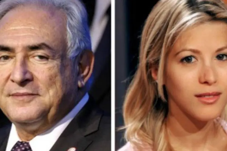 Tristane Banon acusa Strauss-Kahn de ter tentado estuprá-la durante uma entrevista para um livro que ela estava escrevendo. (AFP / Fred Dufour)
