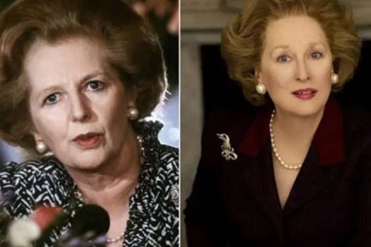 Streep dá vida a uma Thatcher quase tão autêntica como a real (AFP / Alex Bailey)
