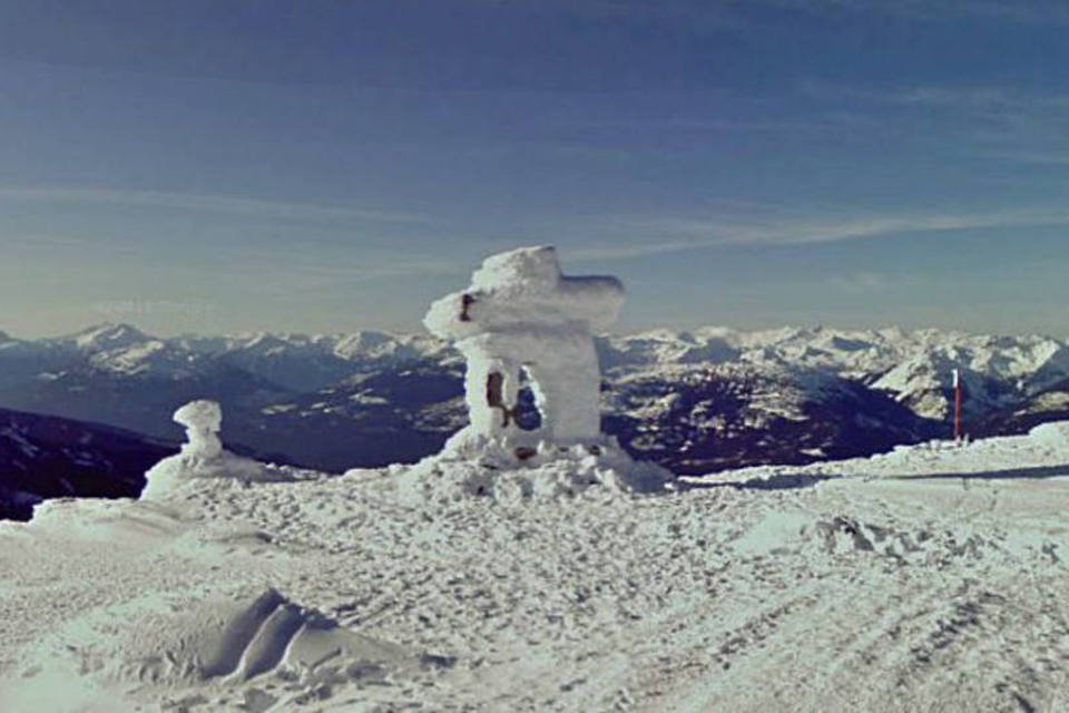 Street View publica fotos de estações de esqui