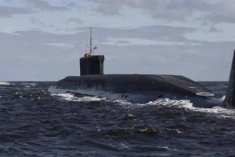Novo submarino nuclear russo (Alexander Zemlianichenko/AFP/AFP)