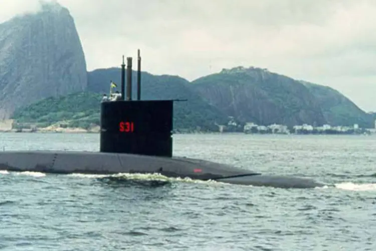 Submarino: U513, da frota nazista, afundou em 19 de julho de 1943 (Divulgação/Marinha)