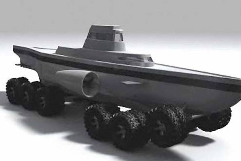 Submarino com rodas é projetado para andar no fundo do mar