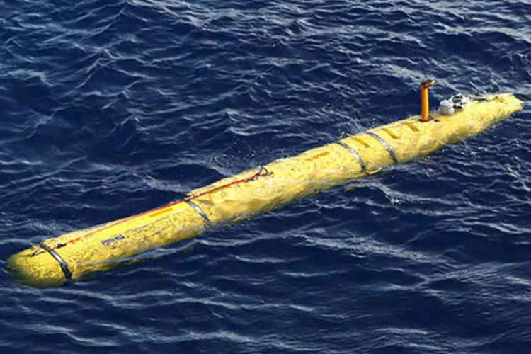 O submarino não tripulado Bluefin-21: é esperado que o minissubmarino mapeie parte do fundo marinho ( REUTERS/Australian Defence Force/Handout via Reuters)