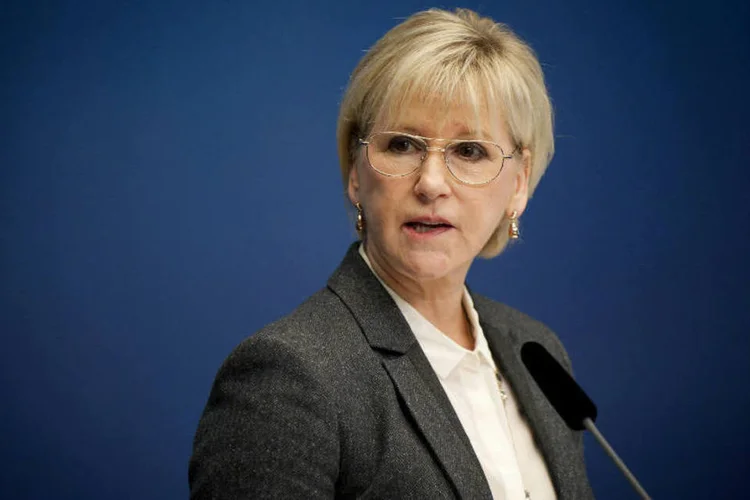Minsitra Margot Wallstrom: "Há um território, um povo e um governo" (Annika AF Klercker/TT News Agency/Reuters)