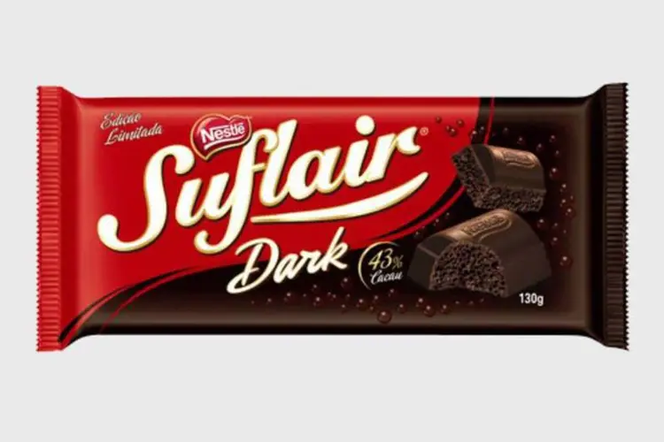 Suflair Dark, da Nestlé: estudos indicaram benefícios do chocolate amargo (Divulgação)