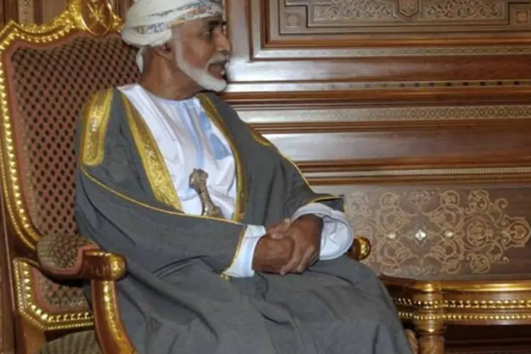 Sultão Qaboos bin Said, de Omã: manifestantes pedem que ministros sejam julgados (Getty Images)