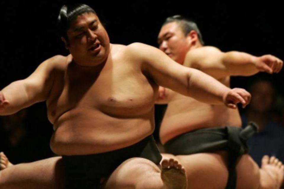 iPad tem tamanho ideal para lutadores de sumô