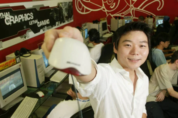 Sunami Chun há cinco anos em uma das lojas da Monkey: rede fechou na semana passada (.)