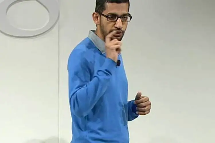 
	Sundar Pichai: prioridade de Android &eacute; ser aberto e n&atilde;o seguro
 (Reprodução de EXAME.com)