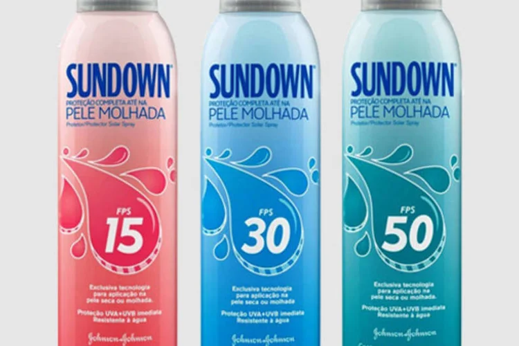Novas embalagens reformuladas de Sundown (Divulgação)
