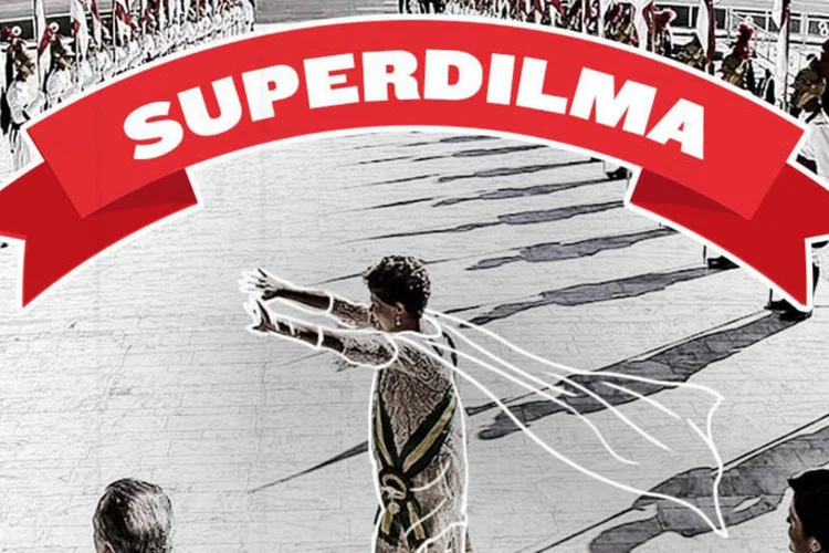 
	Superdilma, montagem divulgada no perfil oficial da presidente
 (Facebook/DilmaRousseff)