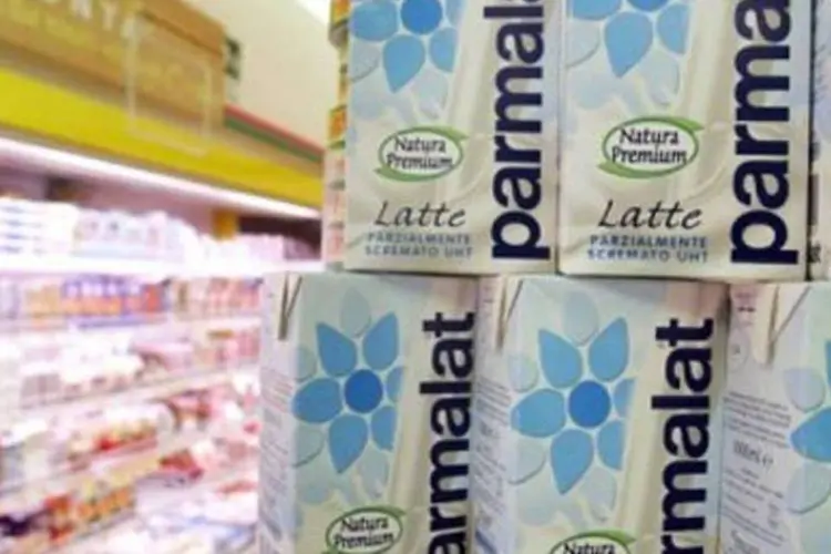 O governo italiano não quer que a Parmalat fique sob controle estrangeiro (Andreas Solaro/AFP)