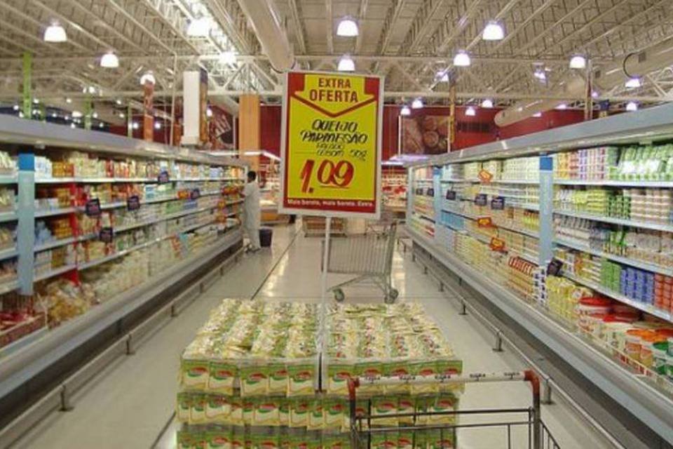 Vendas nos supermercados crescem 5,5% até novembro