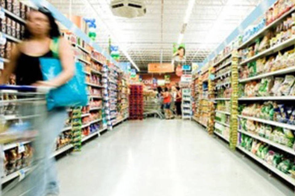 Vendas baixas em supermercados prejudicam varejo