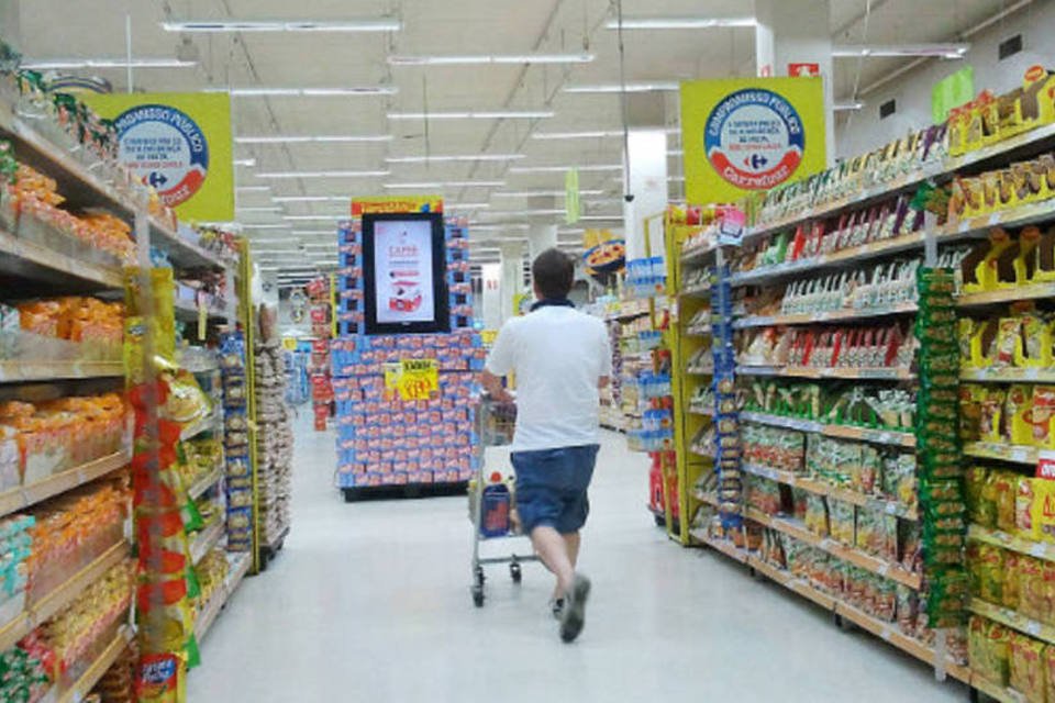 Vendas em supermercados têm alta de 1,82% em janeiro
