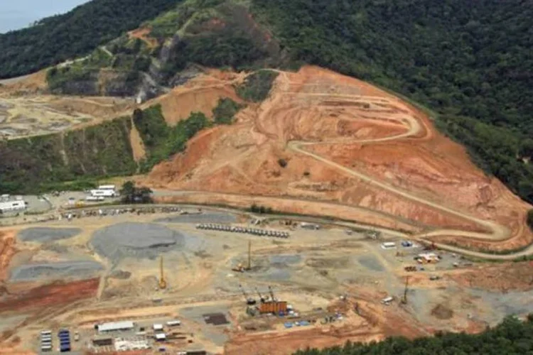 Obras do Superporto Sudeste, o principal ativo da PortX (Divulgação)