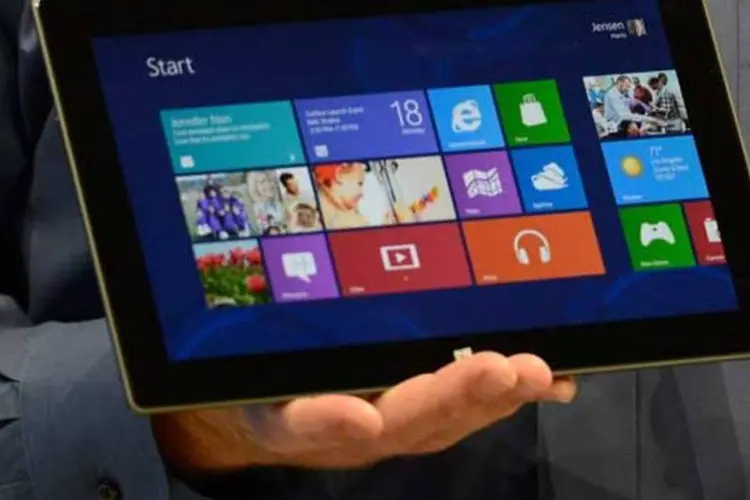 Tablet da Microsoft com Windows: empresa está trabalhando em um novo termo para substituir a marca Metro (Getty Images)